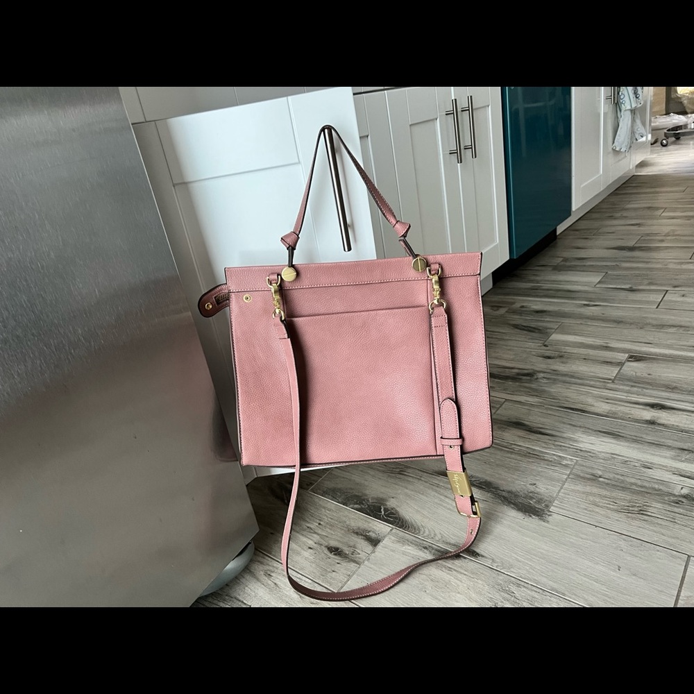 Foley + Corinna Dione Satchel Handbag in Rosewood - Picture 2 of 3